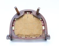 Fauteuil gondole en acajou, console d'accotoirs à enroulemen… (photo 5)