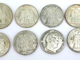 un lot de six pièces d'argent à l'effigie de Jésus