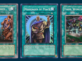 three cards with different designs of a man and woman on them