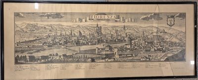 une photo d'une photo d'une carte de la ville de Florence