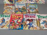 a lot of comics that are on the table