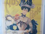 affiche publicitaire pour l'absinthe « Perle », Louis Girard, Lyon