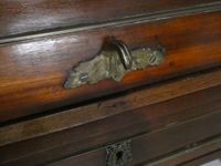 Bureau cylindre en acajou et garniture de bronze Louis XVI +… (photo 2)