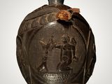 an image of a bottle with a design on it