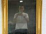 a man taking a picture of himself in a mirror