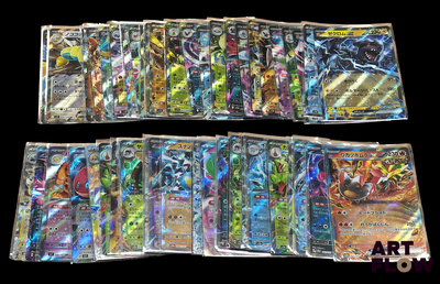 beaucoup de cartes de pokemon différentes sur la table