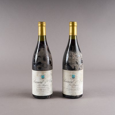 2 bouteilles POMMARD "Rugiens 1er cru", François Gaunoux 198…