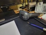 an image of a desk with a lot of office supplies on it