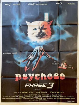 une image représentant une affiche de film sur laquelle on voit le visage d'un chat