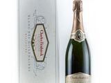 an image of a bottle of champagne next to a box of wine