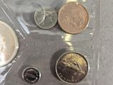 a picture of a coin set in a plastic bag