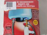 une photo d'un robinet d'eau apposée sur un emballage