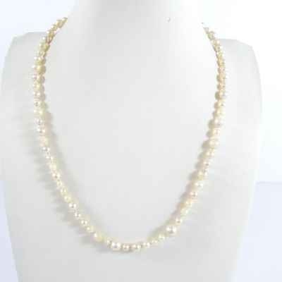 gros plan d'un collier sur un mannequin mannequin