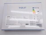 the back of a tablet box with a light strip on it