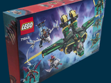 a box of legos with a picture of a space ship in it