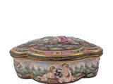 an image of a decorative box with a painting on it