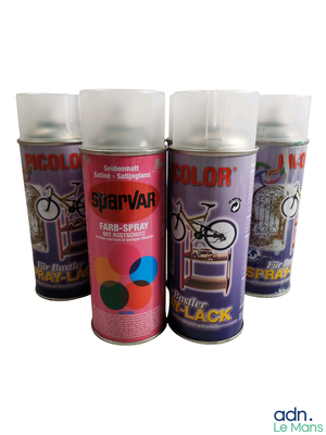 Lot de 6 bombe de laque Picolor - Neuf - TVA Récupérable - C…