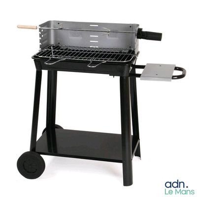 une image représentant un barbecue sur lequel est posée une grille