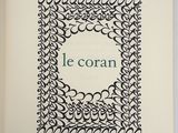 a book with a black and white design on it