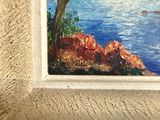 a picture of a painting on the wall of a house