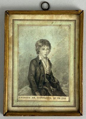an old picture of a young man in a suit and tie