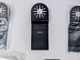 four different types of saws on a white surface