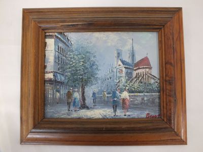 une photo d'un tableau accroché au mur