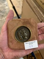 Lot comprenant une lampe de mineur en cuivre, plaque d'estam… (photo 3)