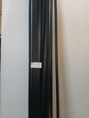 Lames décoratives MDF – Noir mat