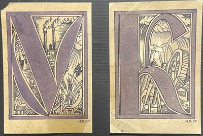 une image représentant quelques timbres à l'ancienne sur un fond noir