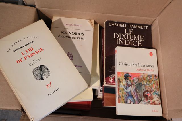 Lot de 5 cartons de littératures édition Gallimard dont bibliothè...