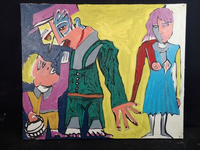 une image d'un tableau représentant un homme et une femme
