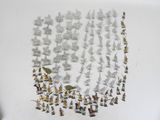 a lot of small figurines that are on the table