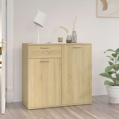 2507 / vidaXL - 8720286327746 - Buffet chêne sonoma - B…