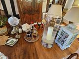 a table that has a lot of different items on it
