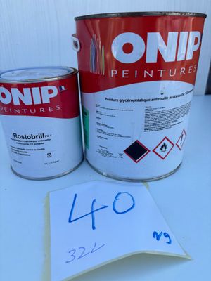 Ensemble comprenant des peintures antirouille ONIP Rostobril…