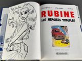 a book with a drawing of a woman on it