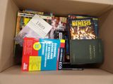 a box full of books that are sitting in a box
