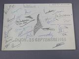 a lot of signatures written on a piece of paper