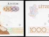 two different pictures of a picture of a man on a bank note