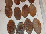 a box with a bunch of old coins in it