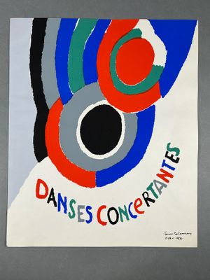 Sonia DELAUNAY(1885-1979), d'après.