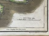 an old map of the island of st john in the middle of the ocean