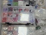 a box with many different items in it on a table