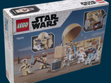 a lego star wars set in a box on a blue background