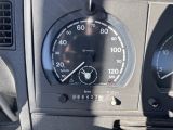 a close up of a speedometer in a vehicle