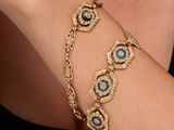 an image of a close up of a person wearing a bracelet