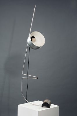an image of a lamp that is on top of a white box