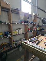 4 étagères de stockage garnie de quincaillerie, ventilateur,… (photo 3)