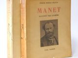 an old book with a picture of a man with a mustache